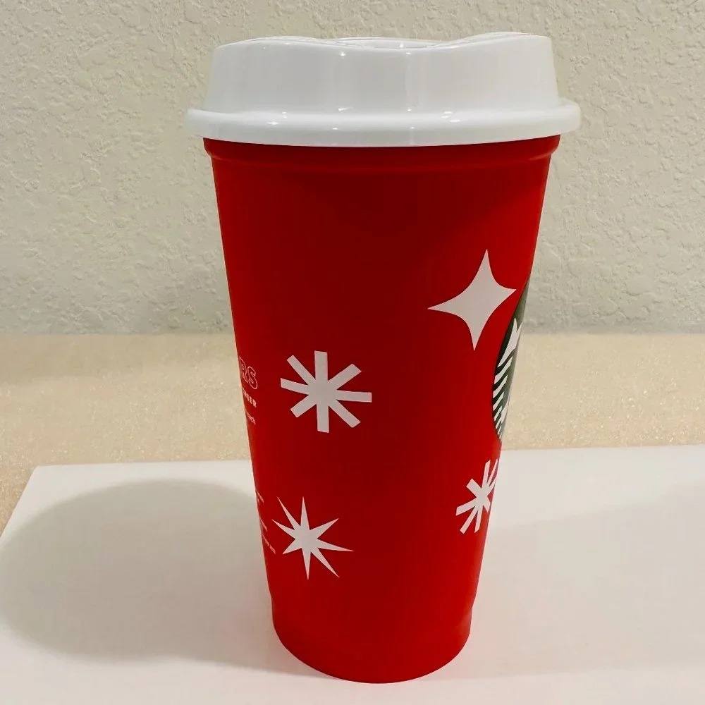 💝New💝 Starbucks 2022 Holiday 25 years Limited Edition Reusable Cups with Lids